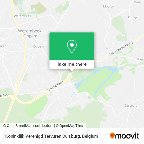 Koninklijk Verenigd Tervuren Duisburg map