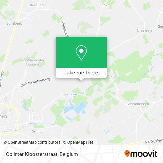 Oplinter Kloosterstraat map