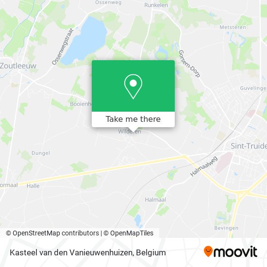 Kasteel van den Vanieuwenhuizen plan