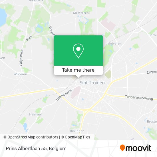 Prins Albertlaan 55 map