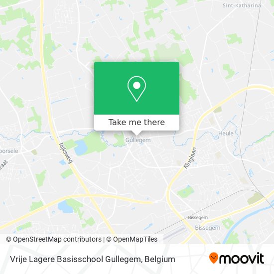 Vrije Lagere Basisschool Gullegem map