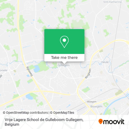 Vrije Lagere School de Gulleboom Gullegem map