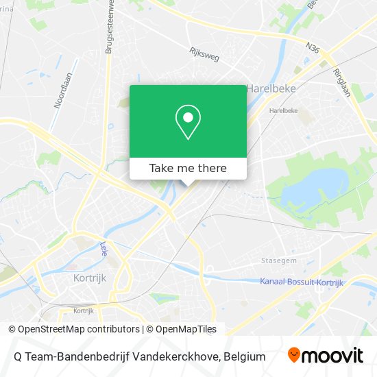 Q Team-Bandenbedrijf Vandekerckhove plan