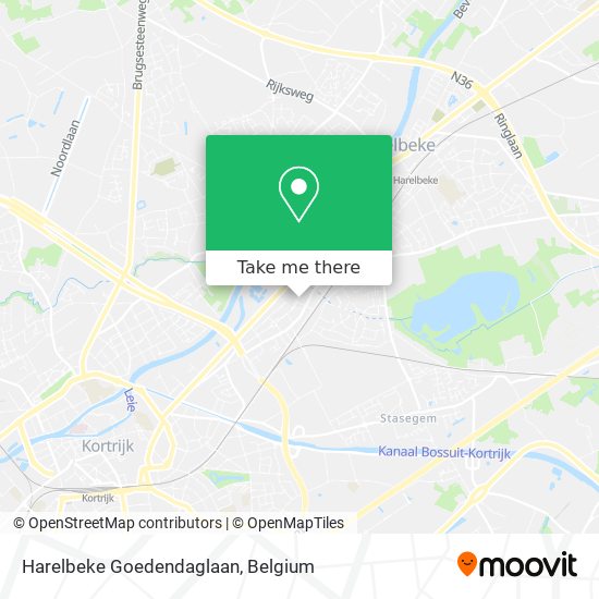 Harelbeke Goedendaglaan plan