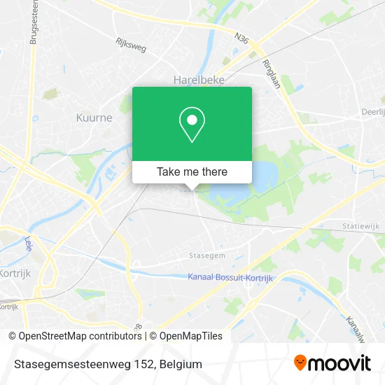 Stasegemsesteenweg 152 map