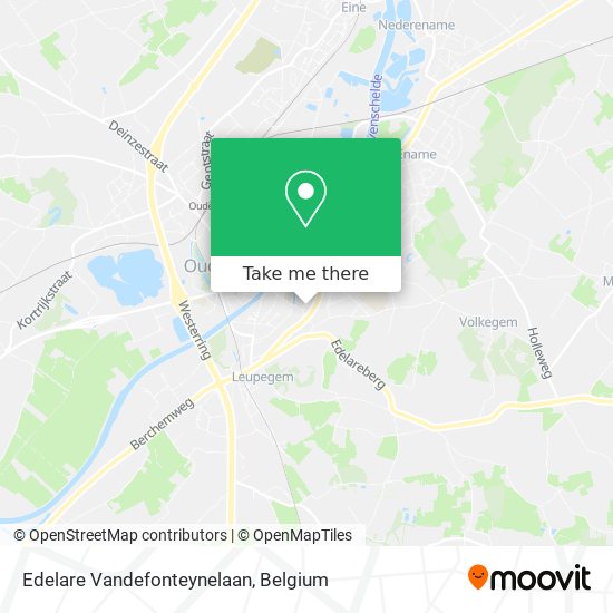 Edelare Vandefonteynelaan map