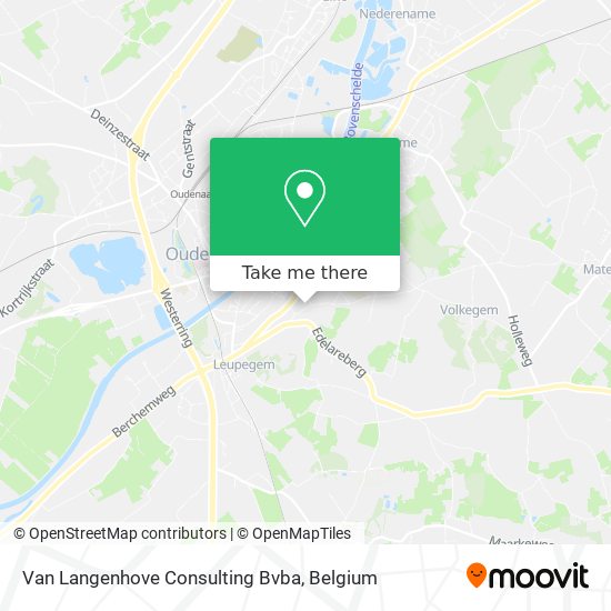 Van Langenhove Consulting Bvba map