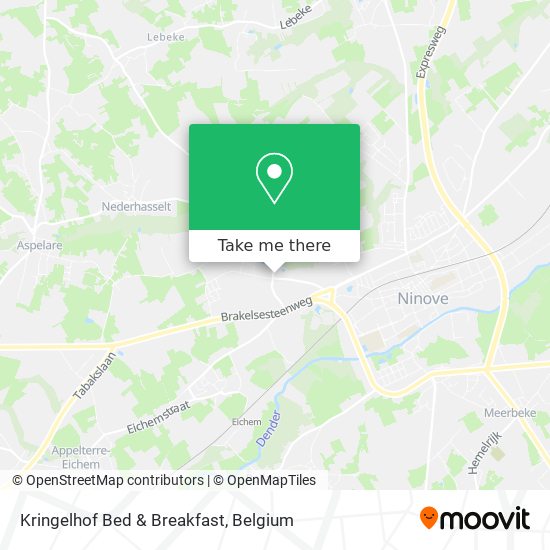 Kringelhof Bed & Breakfast map