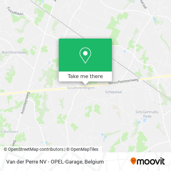 Van der Perre NV - OPEL-Garage map
