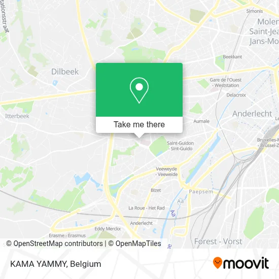 KAMA YAMMY map