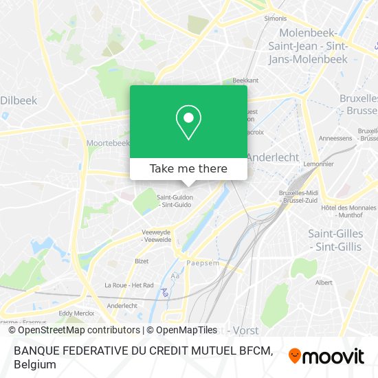 BANQUE FEDERATIVE DU CREDIT MUTUEL BFCM map