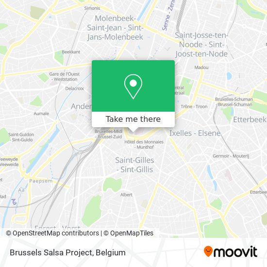 Brussels Salsa Project map