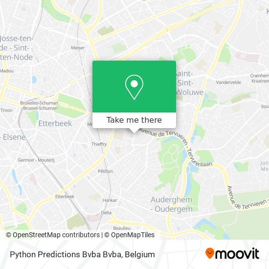 Python Predictions Bvba Bvba map