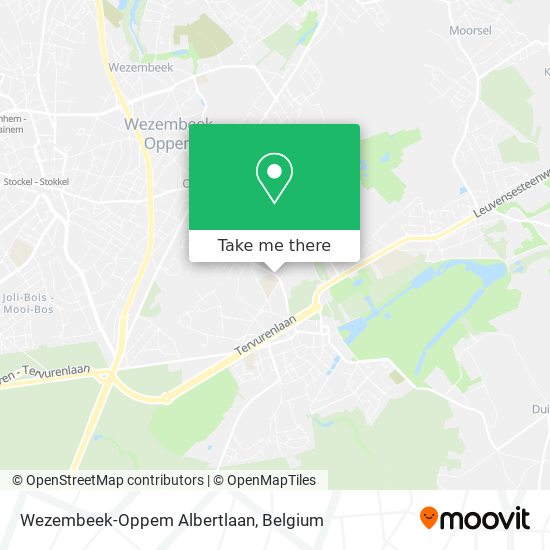 Wezembeek-Oppem Albertlaan plan