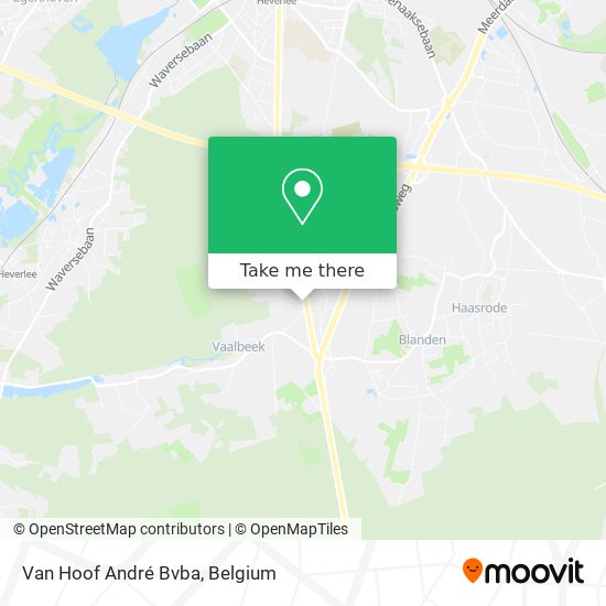 Van Hoof André Bvba map