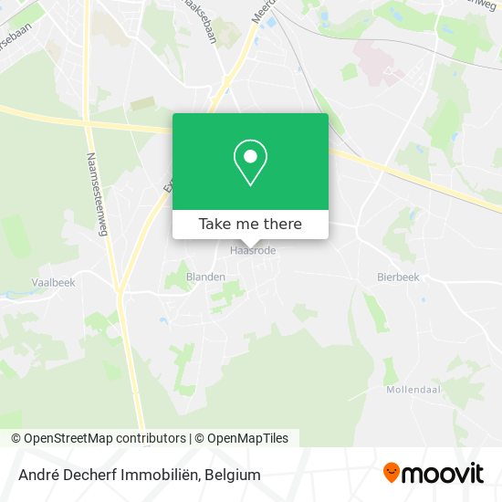 André Decherf Immobiliën map