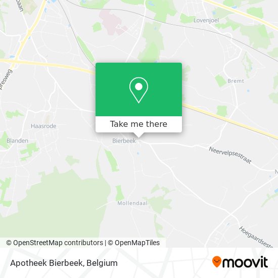 Apotheek Bierbeek map