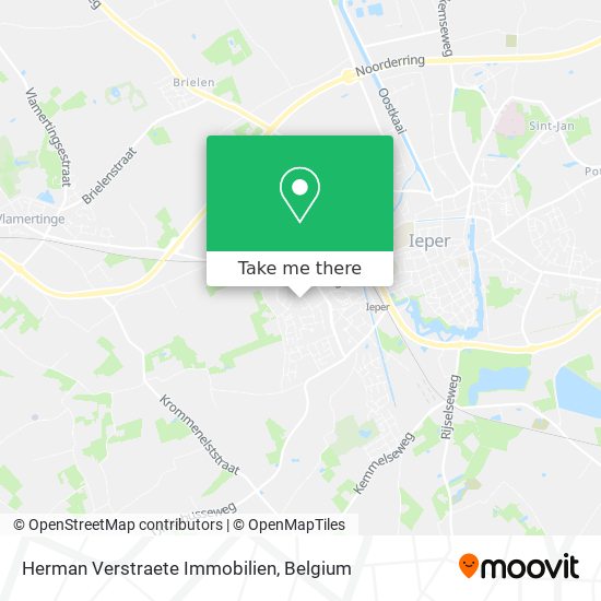 Herman Verstraete Immobilien map