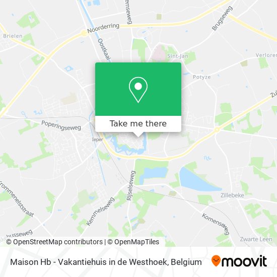 Maison Hb - Vakantiehuis in de Westhoek map