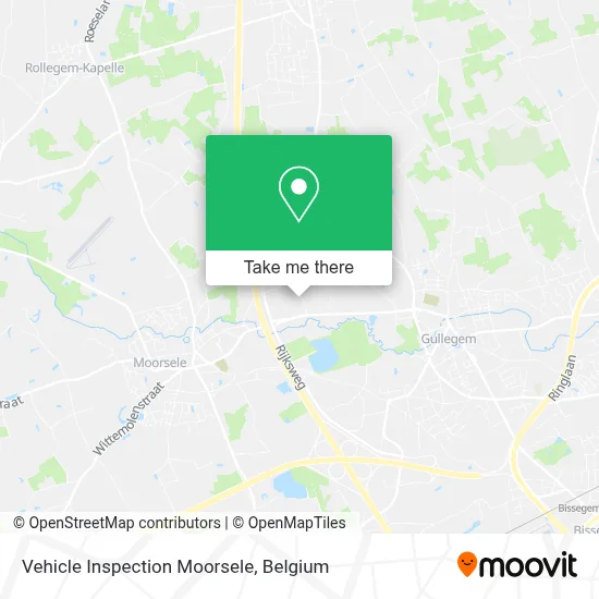 Vehicle Inspection Moorsele map