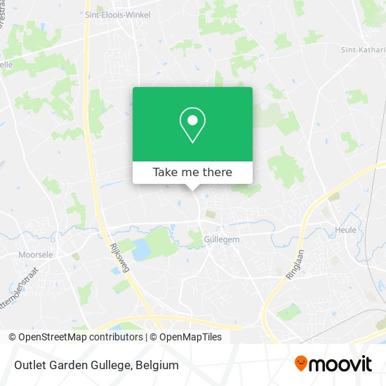 Outlet Garden Gullege map