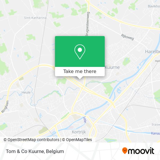 Tom & Co Kuurne map