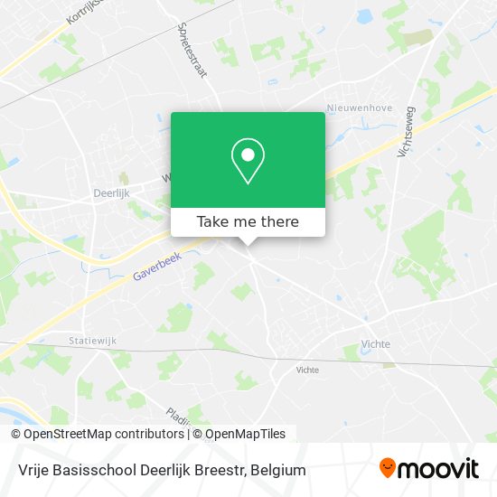 Vrije Basisschool Deerlijk Breestr map