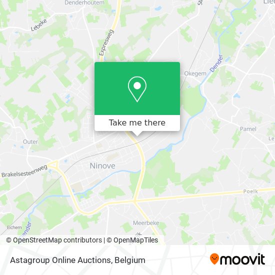 Astagroup Online Auctions map