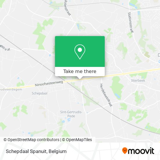 Schepdaal Spanuit map