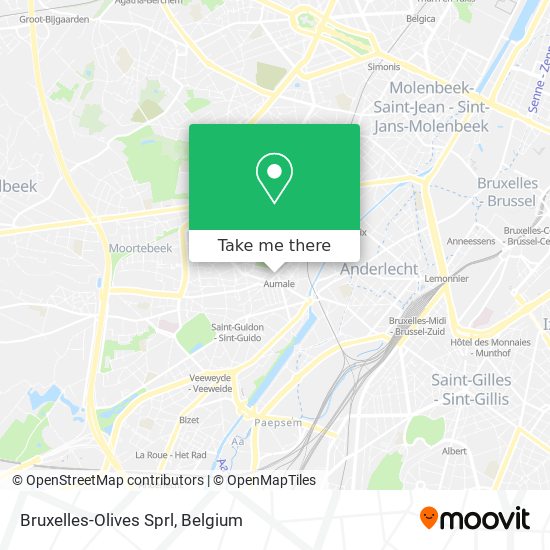 Bruxelles-Olives Sprl plan