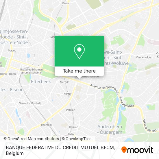 BANQUE FEDERATIVE DU CREDIT MUTUEL BFCM map