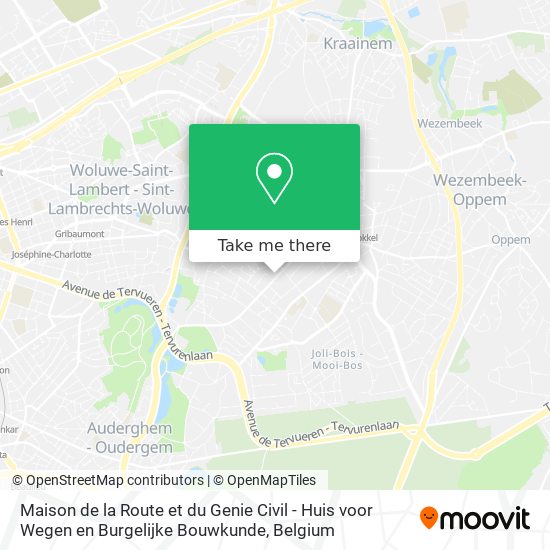 Maison de la Route et du Genie Civil - Huis voor Wegen en Burgelijke Bouwkunde map