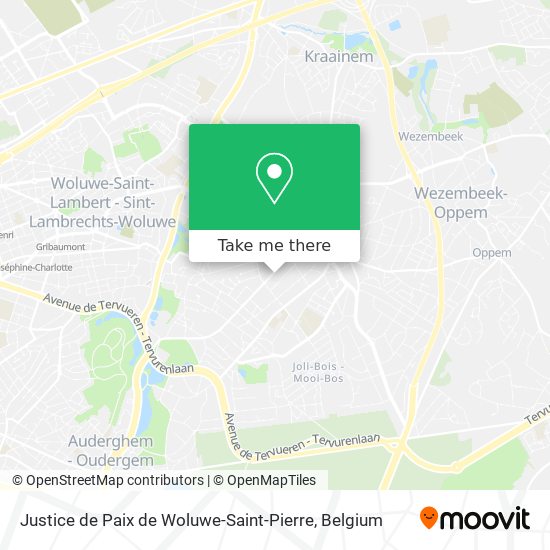 Justice de Paix de Woluwe-Saint-Pierre map