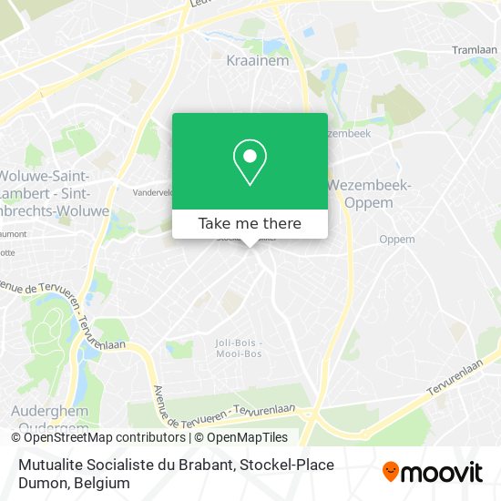 Mutualite Socialiste du Brabant, Stockel-Place Dumon map