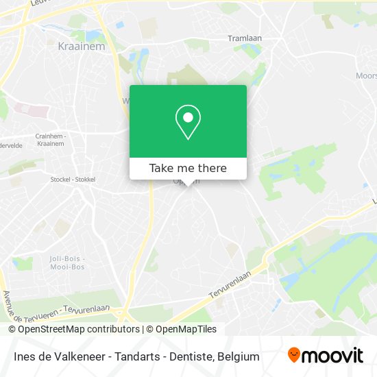 Ines de Valkeneer - Tandarts - Dentiste map