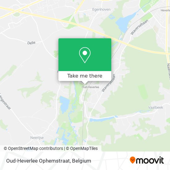 Oud-Heverlee Ophemstraat plan