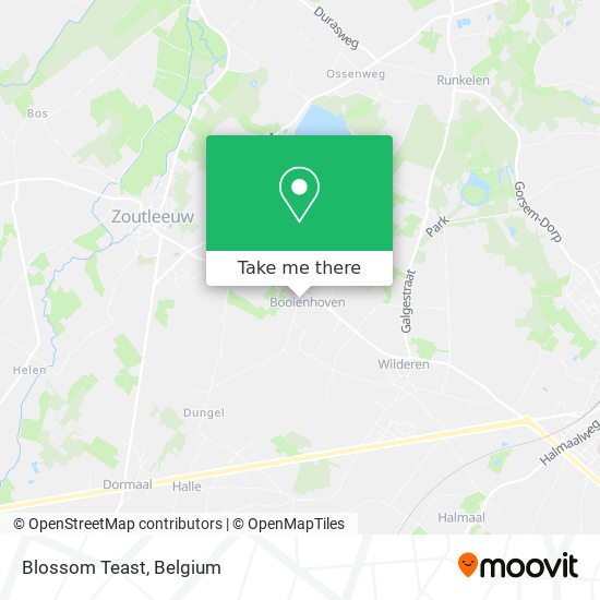 Blossom Teast map