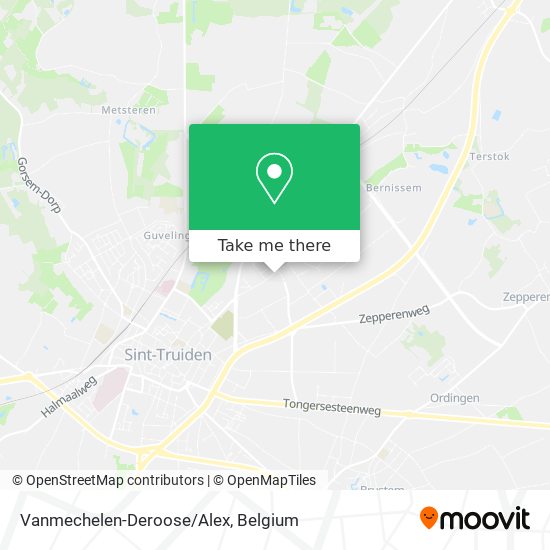 Vanmechelen-Deroose/Alex map