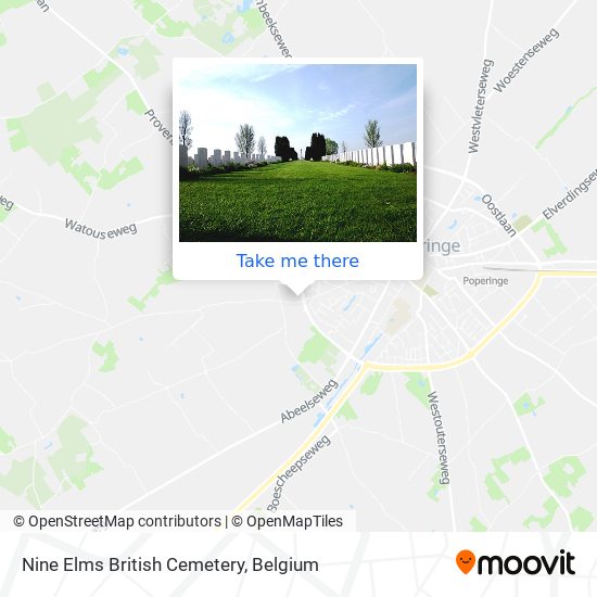 Nine Elms British Cemetery plan