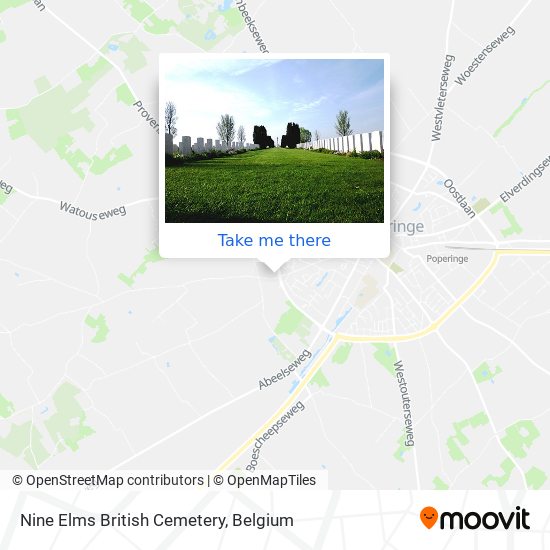 Nine Elms British Cemetery map