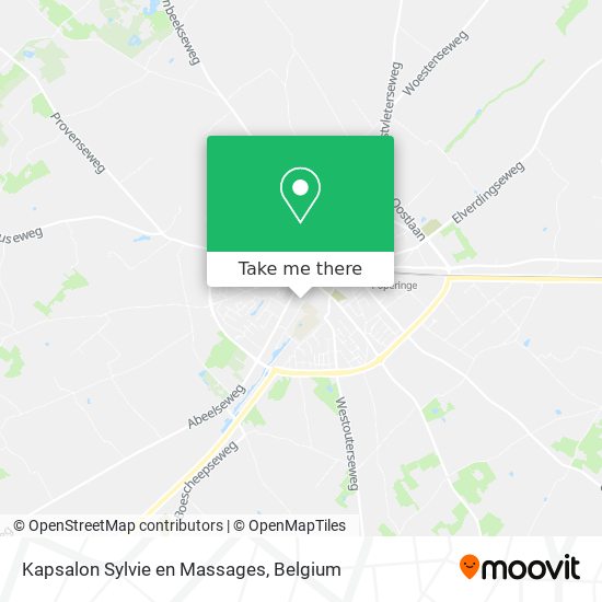 Kapsalon Sylvie en Massages map