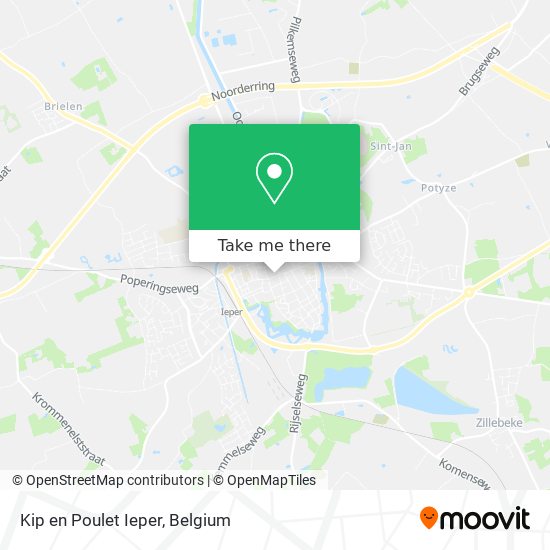 Kip en Poulet Ieper map