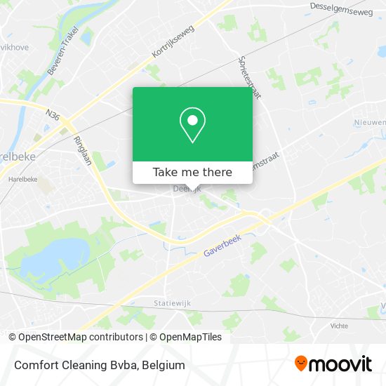 Comfort Cleaning Bvba map