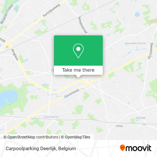 Carpoolparking Deerlijk plan