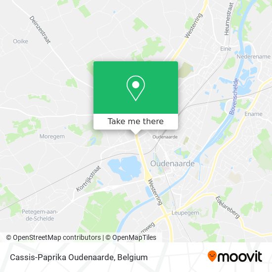 Cassis-Paprika Oudenaarde map