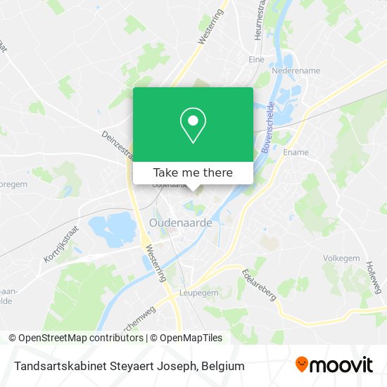 Tandsartskabinet Steyaert Joseph map