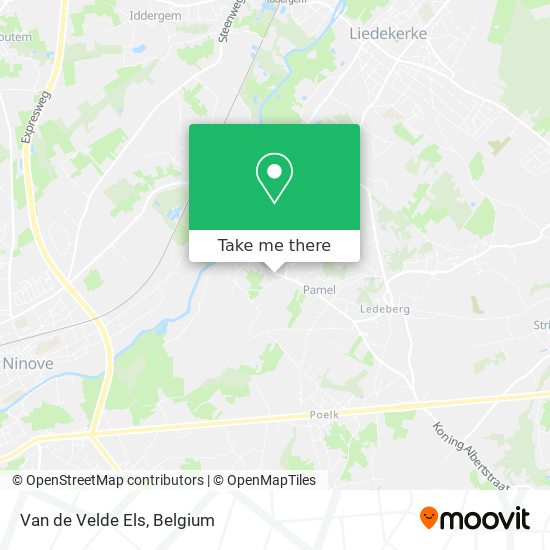 Van de Velde Els map