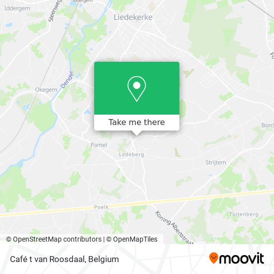 Café t van Roosdaal plan