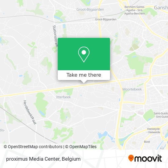 proximus Media Center map