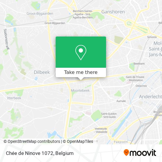 Chée de Ninove 1072 plan